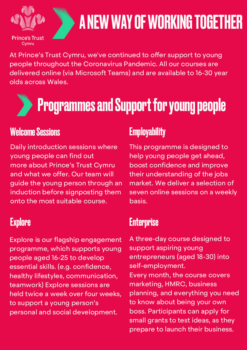 Prince's Trust Cymru Programmes - Page 1